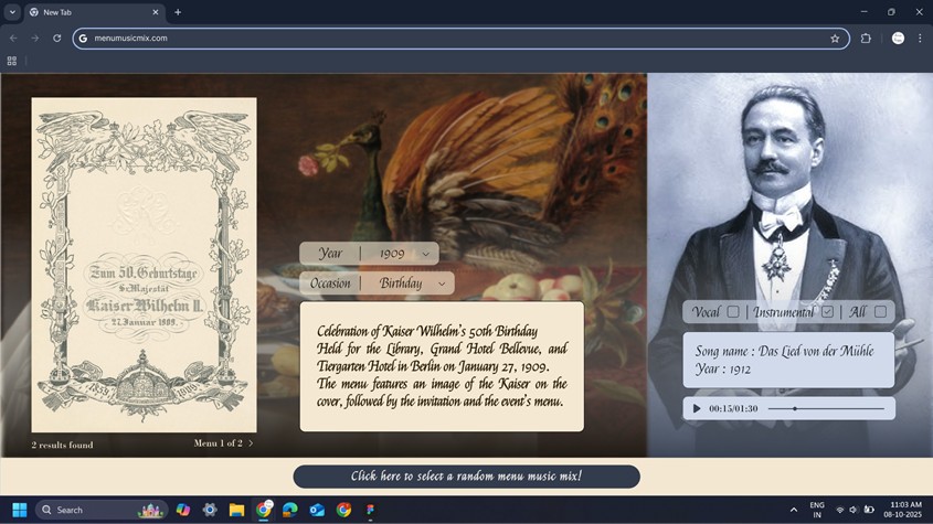 Website mock-up created in Figma
